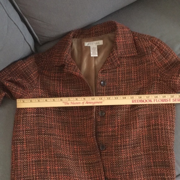 C.L.O.T.H.E.S. Orange, brown and gold jacket - Picture 9 of 10